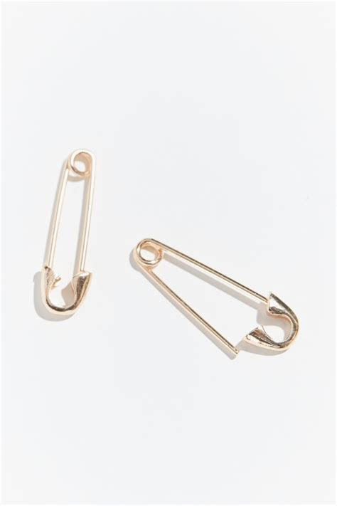 safety pin earrings urban outfitters